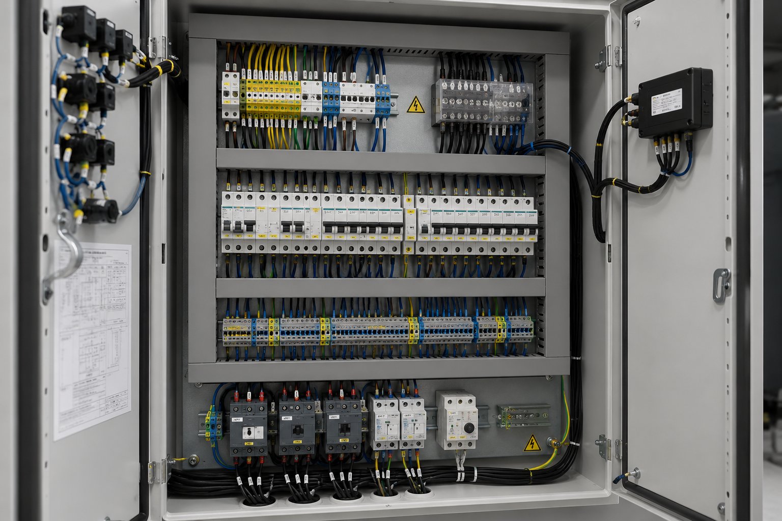 Régi elektromos hálózat felújítása – kapcsolószekrény