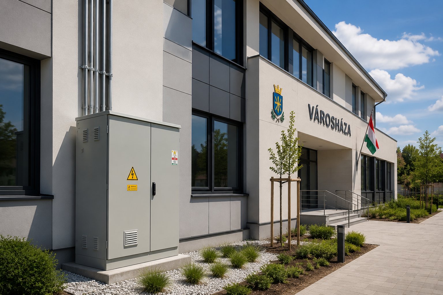 Céges és önkormányzati projektek – közületi épület villanyszerelése